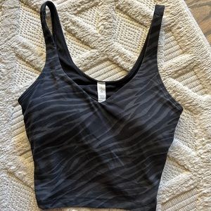 Lululemon Black Zebra Align Tank.